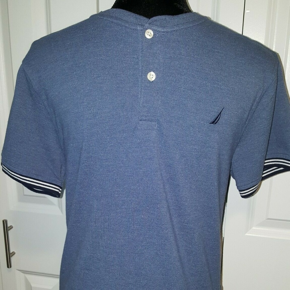 Boys XL Nautica Crew Neck Button Shirt